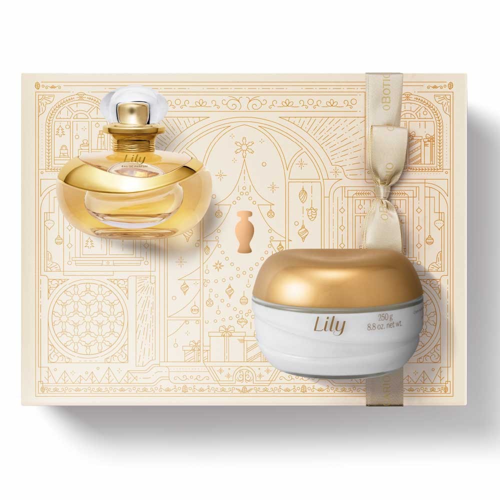 Coffret de Natal Lily Acetinado