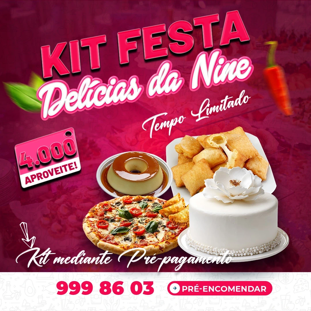 Kit Festa 2025 - Delícias da Nine