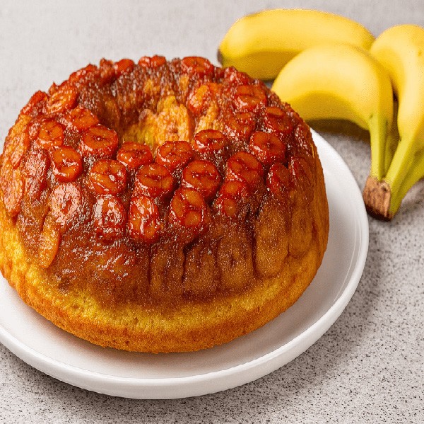 Bolo Banana Caramelizada - Delícias da Nine