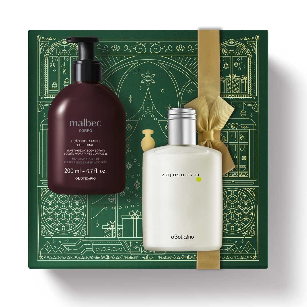 Kit de Natal Perfume Insensatez + Malbec